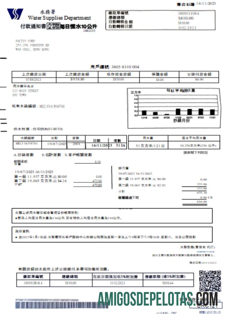 Projeto de lei de serviços públicos do Departamento de Abastecimento de Água SCR exemplo real